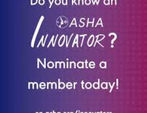 Congratulations to ASHA Innovator Jorie Foer!